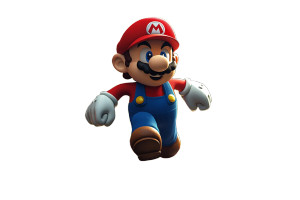 2D Game Mario Vinyl Car Decal Sticker – Waterproof & UV-Resistant 8"