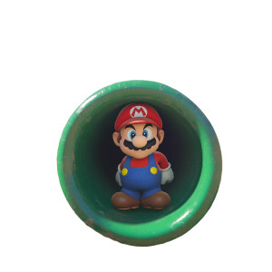 Green Mario Pipe V2 Vinyl Car Decal Sticker – Waterproof & UV-Resistant 8"