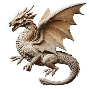 Winged Dragon Relief Vinyl Car Decal Sticker – Waterproof & UV-Resistant 8" Winged Dragon Relief Vinyl Car Decal Sticker – Waterproof & UV-Resistant 8"