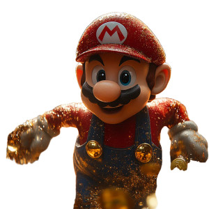 Super Mario Bonus Vinyl Car Decal Sticker – Waterproof & UV-Resistant 8"