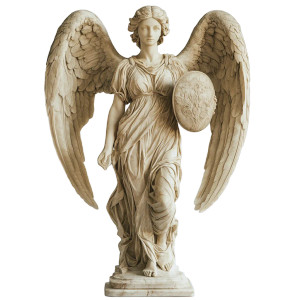 Restored Winged Victory Vinyl Car Decal Sticker – Waterproof & UV-Resistant 8"