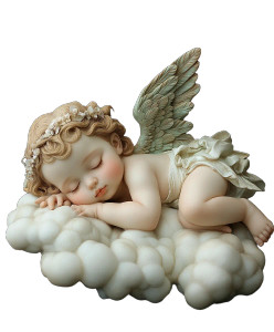 Sleeping Baby Angel V2 Vinyl Car Decal Sticker – Waterproof & UV-Resistant 8"