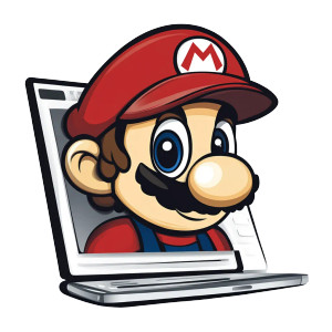 Mario Head Peek Vinyl Car Decal Sticker – Waterproof & UV-Resistant 8"