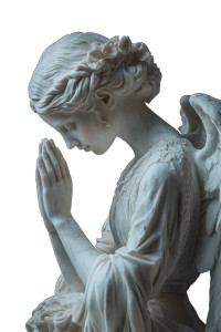 Angel Statue Praying Vinyl Car Decal Sticker – Waterproof & UV-Resistant 8" Angel Statue Praying Vinyl Car Decal Sticker – Waterproof & UV-Resistant 8"