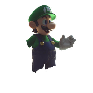 Surprised Heavenly Luigi Vinyl Car Decal Sticker – Waterproof & UV-Resistant 8"