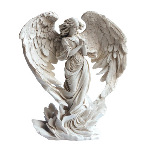 Greek Angel Sculpture Vinyl Car Decal Sticker – Waterproof & UV-Resistant 8"