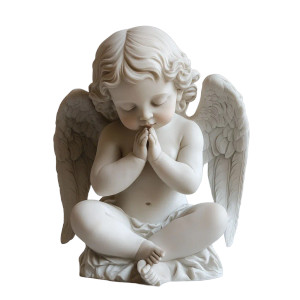 Praying Angel Statue Vinyl Car Decal Sticker – Waterproof & UV-Resistant 8" Praying Angel Statue Vinyl Car Decal Sticker – Waterproof & UV-Resistant 8"
