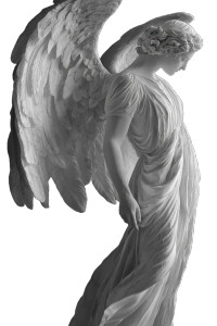 Classical Angel Vinyl Car Decal Sticker – Waterproof & UV-Resistant 8"
