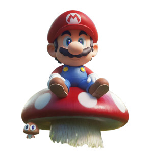 Pixar Mario News Vinyl Car Decal Sticker – Waterproof & UV-Resistant 8"