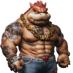 Urban Bowser Vinyl Car Decal Sticker – Waterproof & UV-Resistant 8" Urban Bowser Vinyl Car Decal Sticker – Waterproof & UV-Resistant 8"