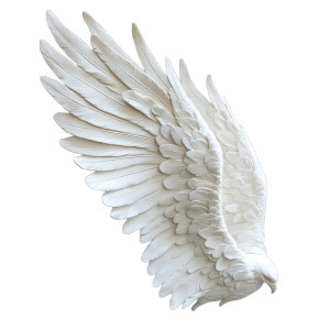 Realistic Angel Wing Vinyl Car Decal Sticker – Waterproof & UV-Resistant 8"