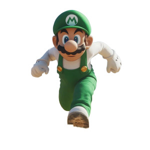 Mario Runs Vinyl Car Decal Sticker – Waterproof & UV-Resistant 8"