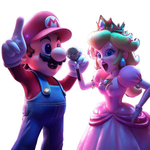 Mario Karaoke Duet Vinyl Car Decal Sticker – Waterproof & UV-Resistant 8"