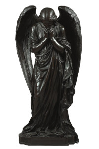 Mourning Angel Statue Vinyl Car Decal Sticker – Waterproof & UV-Resistant 8"