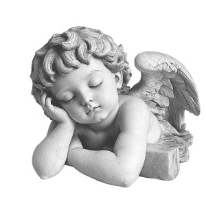 Leaning Cherub Statue Vinyl Car Decal Sticker – Waterproof & UV-Resistant 8" Leaning Cherub Statue Vinyl Car Decal Sticker – Waterproof & UV-Resistant 8"
