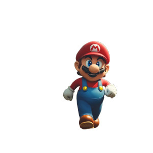 Mario In Kerala Vinyl Car Decal Sticker – Waterproof & UV-Resistant 8"