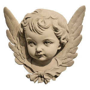 Stone Baby Angel V2 Vinyl Car Decal Sticker – Waterproof & UV-Resistant 8"