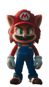 Sonic Mario Hybrid Vinyl Car Decal Sticker – Waterproof & UV-Resistant 8"