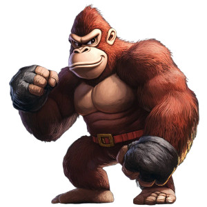 Donkey Kong Vinyl Car Decal Sticker – Waterproof & UV-Resistant 8" Donkey Kong Vinyl Car Decal Sticker – Waterproof & UV-Resistant 8"