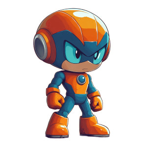 Orange Mega Man Vinyl Car Decal Sticker – Waterproof & UV-Resistant 8" Orange Mega Man Vinyl Car Decal Sticker – Waterproof & UV-Resistant 8"