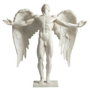 Angel Statue V17 Vinyl Car Decal Sticker – Waterproof & UV-Resistant 8"