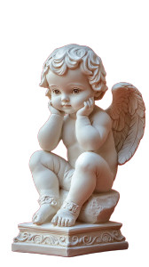 Angel Baby Statue Vinyl Car Decal Sticker – Waterproof & UV-Resistant 8" Angel Baby Statue Vinyl Car Decal Sticker – Waterproof & UV-Resistant 8"