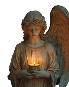 Angel Candle Statue Vinyl Car Decal Sticker – Waterproof & UV-Resistant 8" Angel Candle Statue Vinyl Car Decal Sticker – Waterproof & UV-Resistant 8"