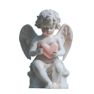 Cupid With Heart Vinyl Car Decal Sticker – Waterproof & UV-Resistant 8" Cupid With Heart Vinyl Car Decal Sticker – Waterproof & UV-Resistant 8"