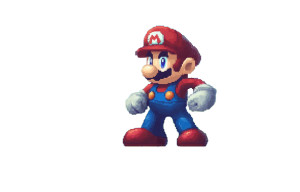 Pixel Mario Interface Vinyl Car Decal Sticker – Waterproof & UV-Resistant 8"