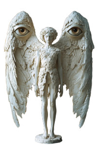 Angelic Clay Sculpture Vinyl Car Decal Sticker – Waterproof & UV-Resistant 8"