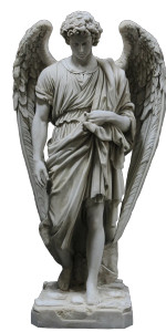 Greek Angel Statue Vinyl Car Decal Sticker – Waterproof & UV-Resistant 8"