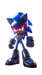 Metal Sonic Stands Vinyl Car Decal Sticker – Waterproof & UV-Resistant 8"