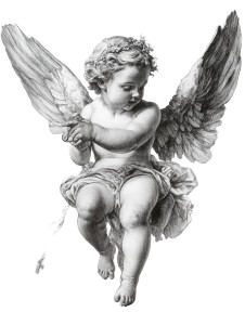 Cupid Angel Sketch Vinyl Car Decal Sticker – Waterproof & UV-Resistant 8" Cupid Angel Sketch Vinyl Car Decal Sticker – Waterproof & UV-Resistant 8"