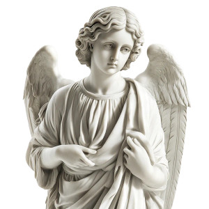 Baroque Angel Sculpture V3 Vinyl Car Decal Sticker – Waterproof & UV-Resistant 8" Baroque Angel Sculpture V3 Vinyl Car Decal Sticker – Waterproof & UV-Resistant 8"