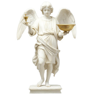 Angel Statue V21 Vinyl Car Decal Sticker – Waterproof & UV-Resistant 8"