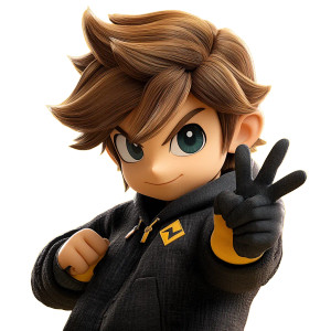 Nintendo Switch Sports Character Vinyl Car Decal Sticker – Waterproof & UV-Resistant 8"