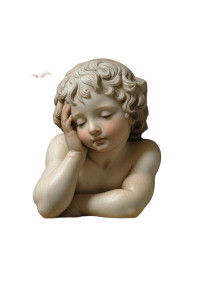 Relaxing Cherub Vinyl Car Decal Sticker – Waterproof & UV-Resistant 8"
