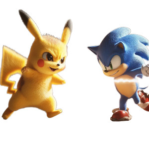 Pikachu Vs Tails Vinyl Car Decal Sticker – Waterproof & UV-Resistant 8"