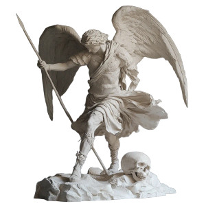 Archangel Sculpture Vinyl Car Decal Sticker – Waterproof & UV-Resistant 8" Archangel Sculpture Vinyl Car Decal Sticker – Waterproof & UV-Resistant 8"