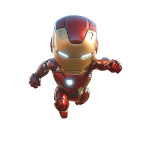 Chibi Iron Man V2 Vinyl Car Decal Sticker – Waterproof & UV-Resistant 8"