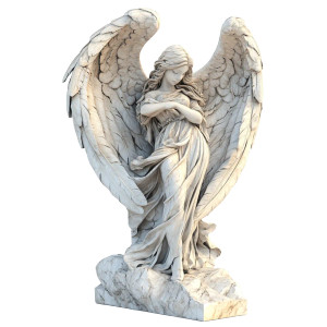 Angel Woman Sculpture Vinyl Car Decal Sticker – Waterproof & UV-Resistant 8" Angel Woman Sculpture Vinyl Car Decal Sticker – Waterproof & UV-Resistant 8"