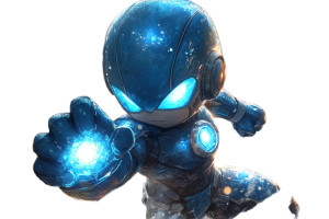 Megaman Chaos Vinyl Car Decal Sticker – Waterproof & UV-Resistant 8"