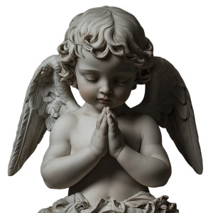 Praying Cherub Statue V2 Vinyl Car Decal Sticker – Waterproof & UV-Resistant 8" Praying Cherub Statue V2 Vinyl Car Decal Sticker – Waterproof & UV-Resistant 8"