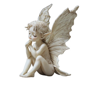 Seated Fairy Figurine Vinyl Car Decal Sticker – Waterproof & UV-Resistant 8" Seated Fairy Figurine Vinyl Car Decal Sticker – Waterproof & UV-Resistant 8"