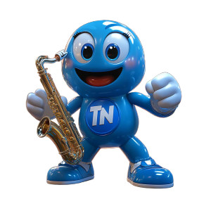 Jazzy M&M'S Character Vinyl Car Decal Sticker – Waterproof & UV-Resistant 8"