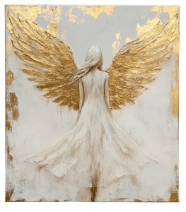 Angel Painting V4 Vinyl Car Decal Sticker – Waterproof & UV-Resistant 8"