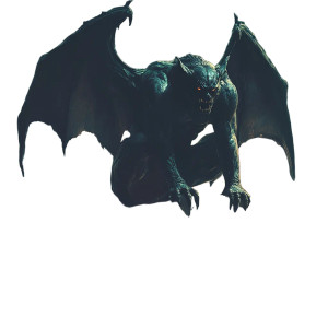 Demonic Gargoyle V2 Vinyl Car Decal Sticker – Waterproof & UV-Resistant 8"