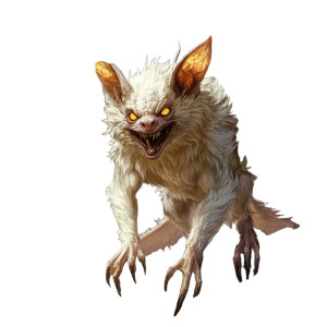 Nine-Tailed Bat Vinyl Car Decal Sticker – Waterproof & UV-Resistant 8"