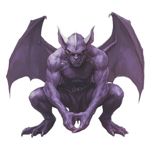 Fantasy Gargoyle Vinyl Car Decal Sticker – Waterproof & UV-Resistant 8"