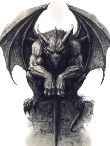 Angry Medieval Gargoyle Vinyl Car Decal Sticker – Waterproof & UV-Resistant 8" Angry Medieval Gargoyle Vinyl Car Decal Sticker – Waterproof & UV-Resistant 8"